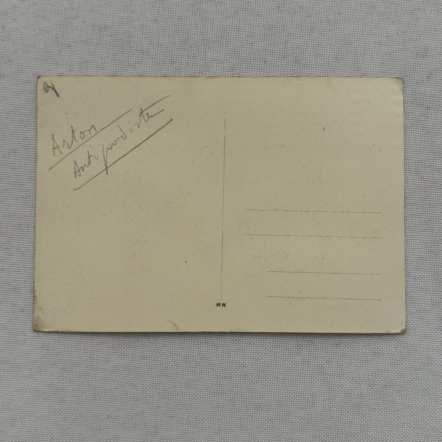 Vintage Circus Performer Real Photo Postcard Post Card RPPC