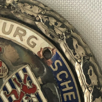 1956 Scheveningen Luxemburg Scheveningen SLS Rally Badge Emblem Award 
