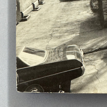 Vintage Street Photograph VW Volkswagen Beetle Montreal Foam Mounted Large Print