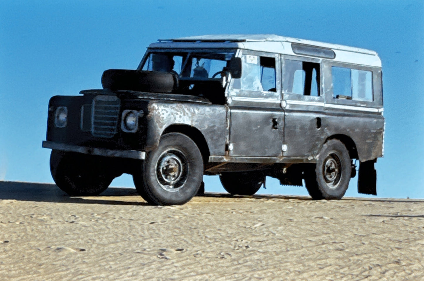 35MM Vintage Photo Slide Land Rover Truck