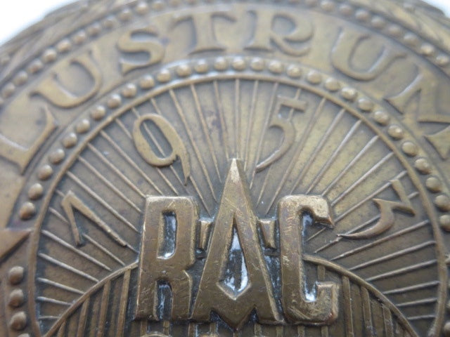 Vintage 1953 Regionale Automobielsport Club Oost Lustrum Pijlenrit Rally Badge