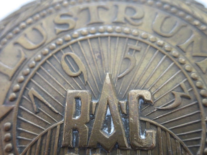 Vintage 1953 Regionale Automobielsport Club Oost Lustrum Pijlenrit Rally Badge