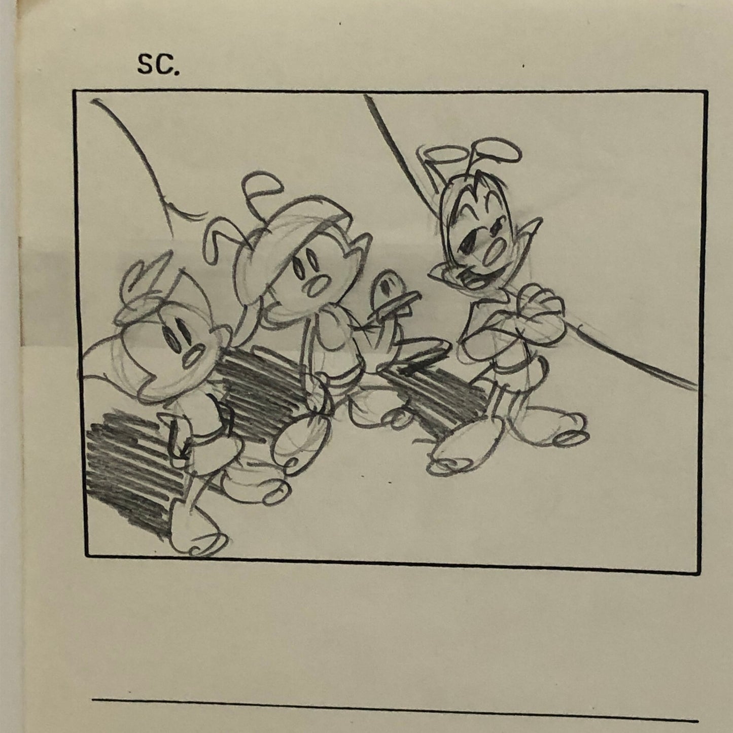 ANIMANIACS Animation Storyboard Illustration Drawing Sketch Story Board Art