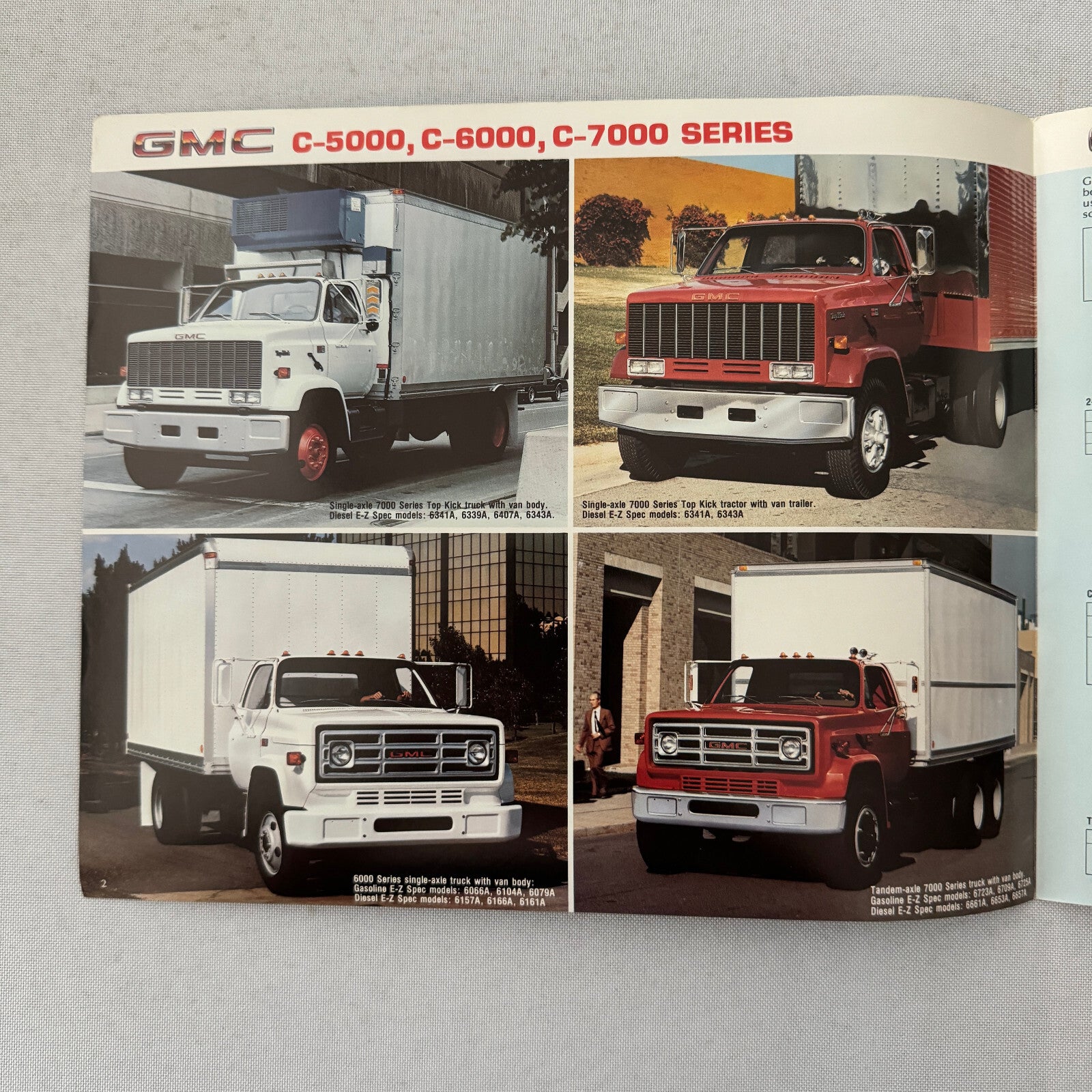 GMC Highway Truck Sales Brochure Catalog C-3500 C-5000 C-6000 C-7000 Series
