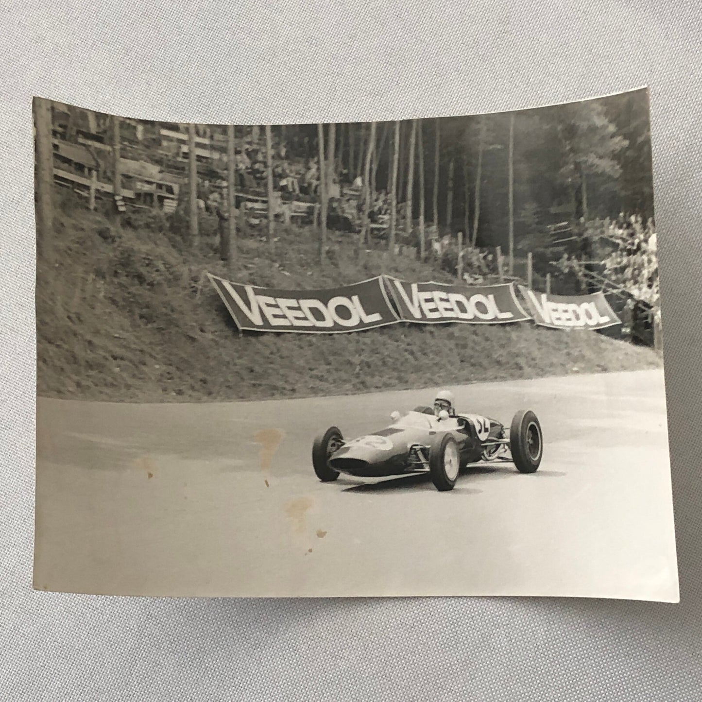 Vintage Solitude Grand Prix Racing Photo Photograph 1961 Peter Arundell Lotus