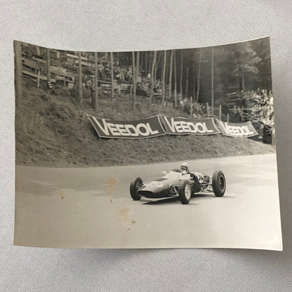 Vintage Solitude Grand Prix Racing Photo Photograph 1961 Peter Arundell Lotus