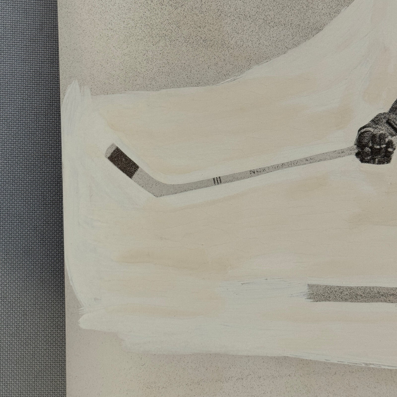 Vintage Hockey Photo Gordie Howe Detroit Red Wings Player Photograph