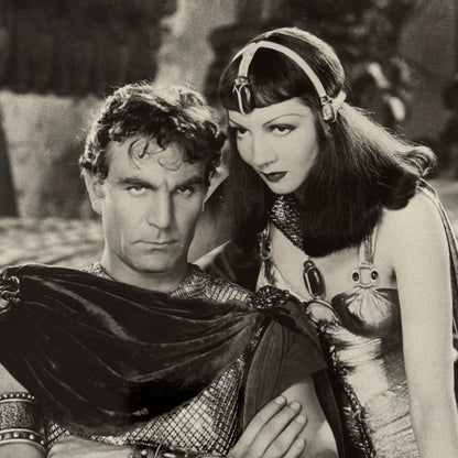 Vintage Movie Still Photo Photograph Cleopatra Claudette Colbert Warren William