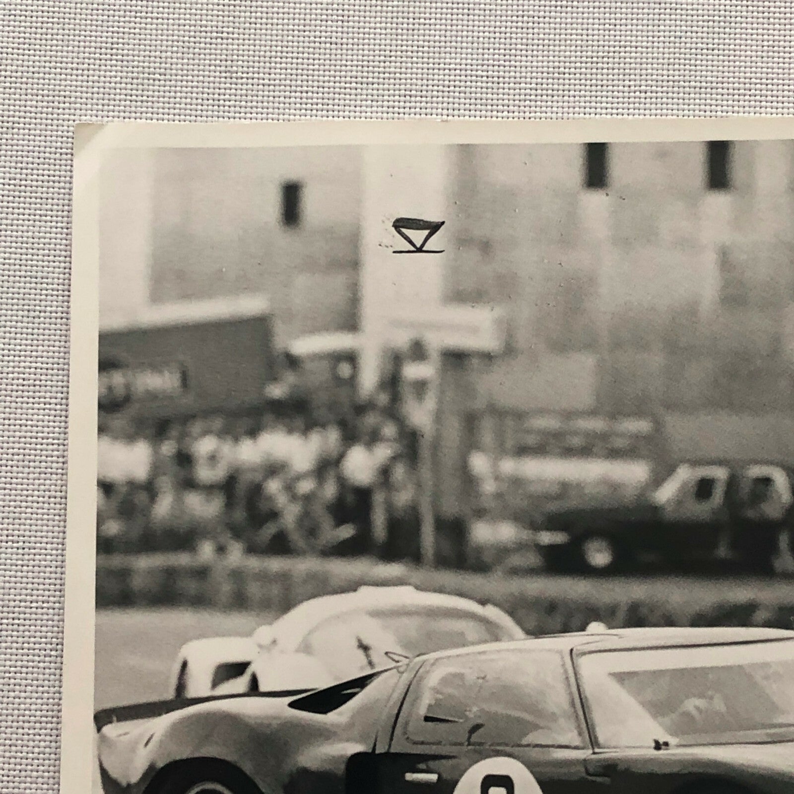 Vintage Ford GT40 Racing Photo Photograph 1968 Paul Hawkins Norisring Circuit 