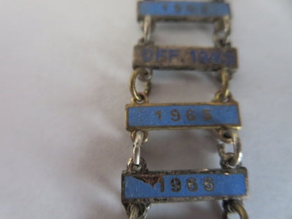 Vintage SLS Scheveningen Luxemburg Scheveningen Car Rally Pin Badge 1954-1969