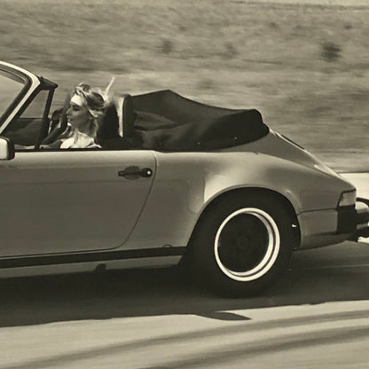 Vintage Porsche 911 Carrera Cabrio Factory Press Photo Photograph Werkfoto