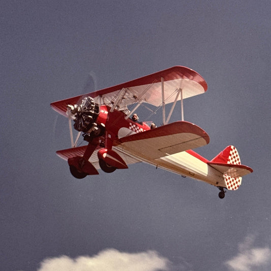 Vintage Aircraft Airshow Photo Large Aviation Photograph Aviation 1970s 1980s