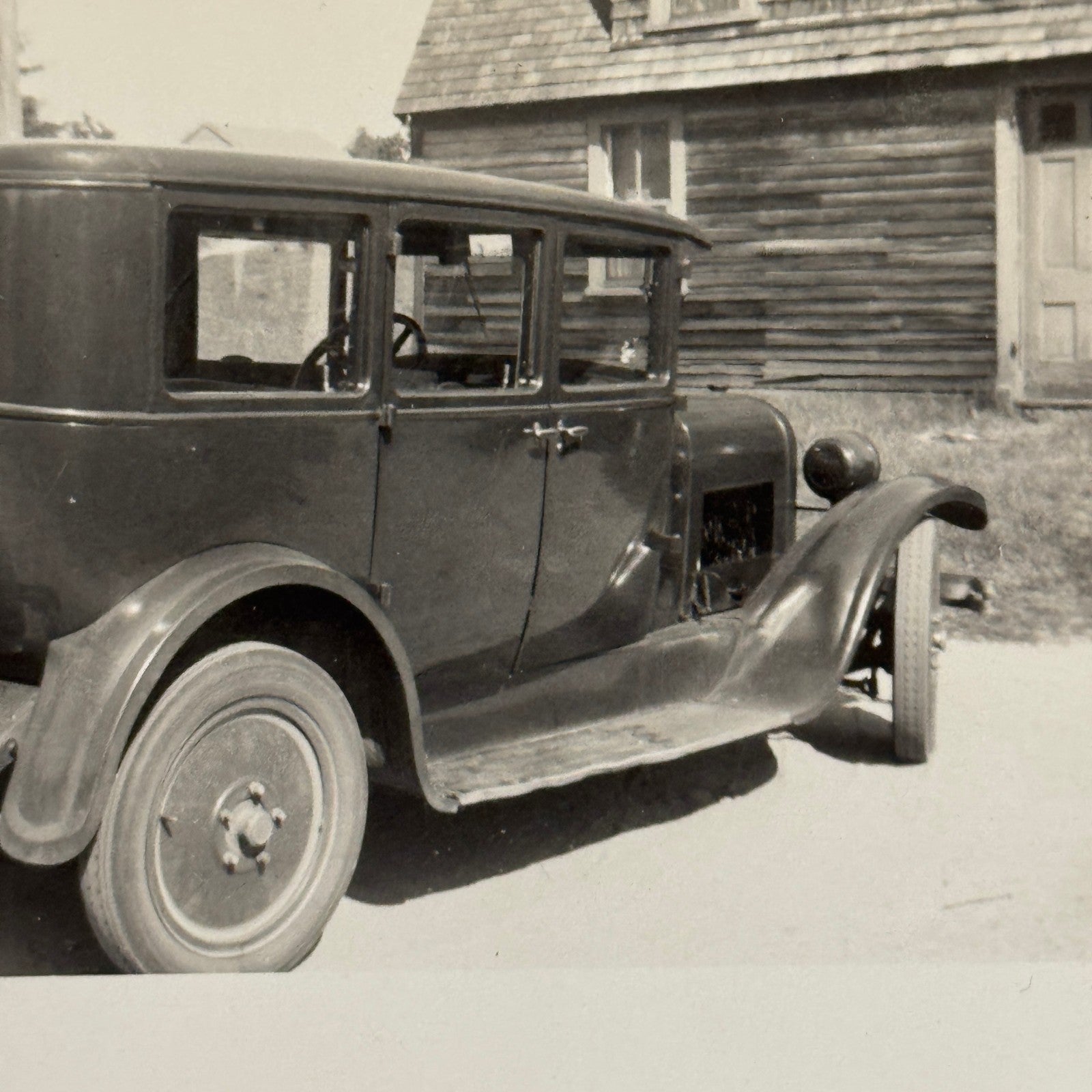 Vintage Automobile Photo Photograph Print Snapshot Car Lot 2x