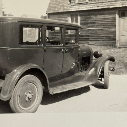 Vintage Automobile Photo Photograph Print Snapshot Car Lot 2x