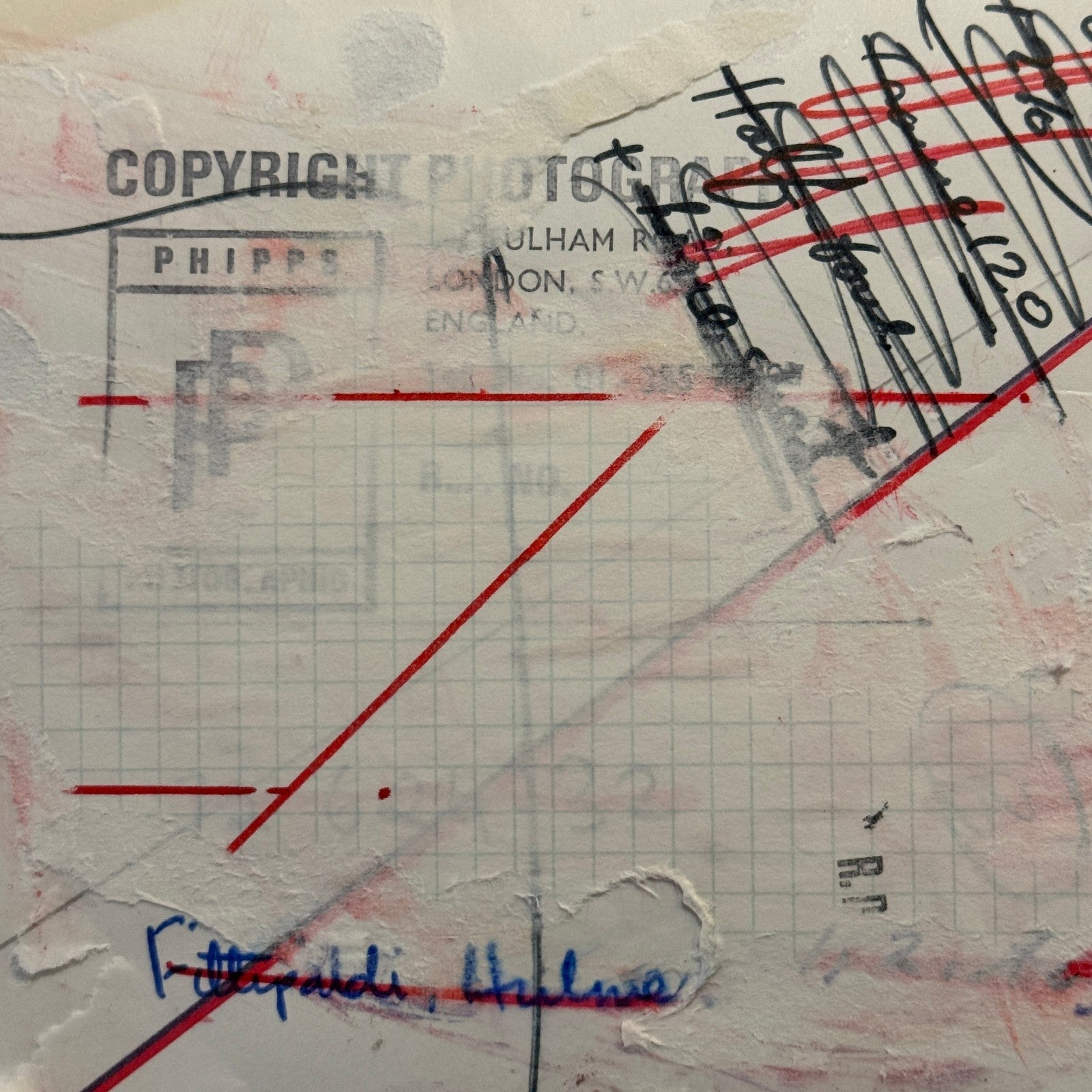 Vintage Car Racing Photo Emerson Fittipaldi Denny Hulme Driver Photograph