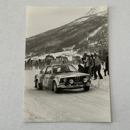 1980 Rallye Monte Carlo Press Photo Photograph DPPI BMW 320i Car