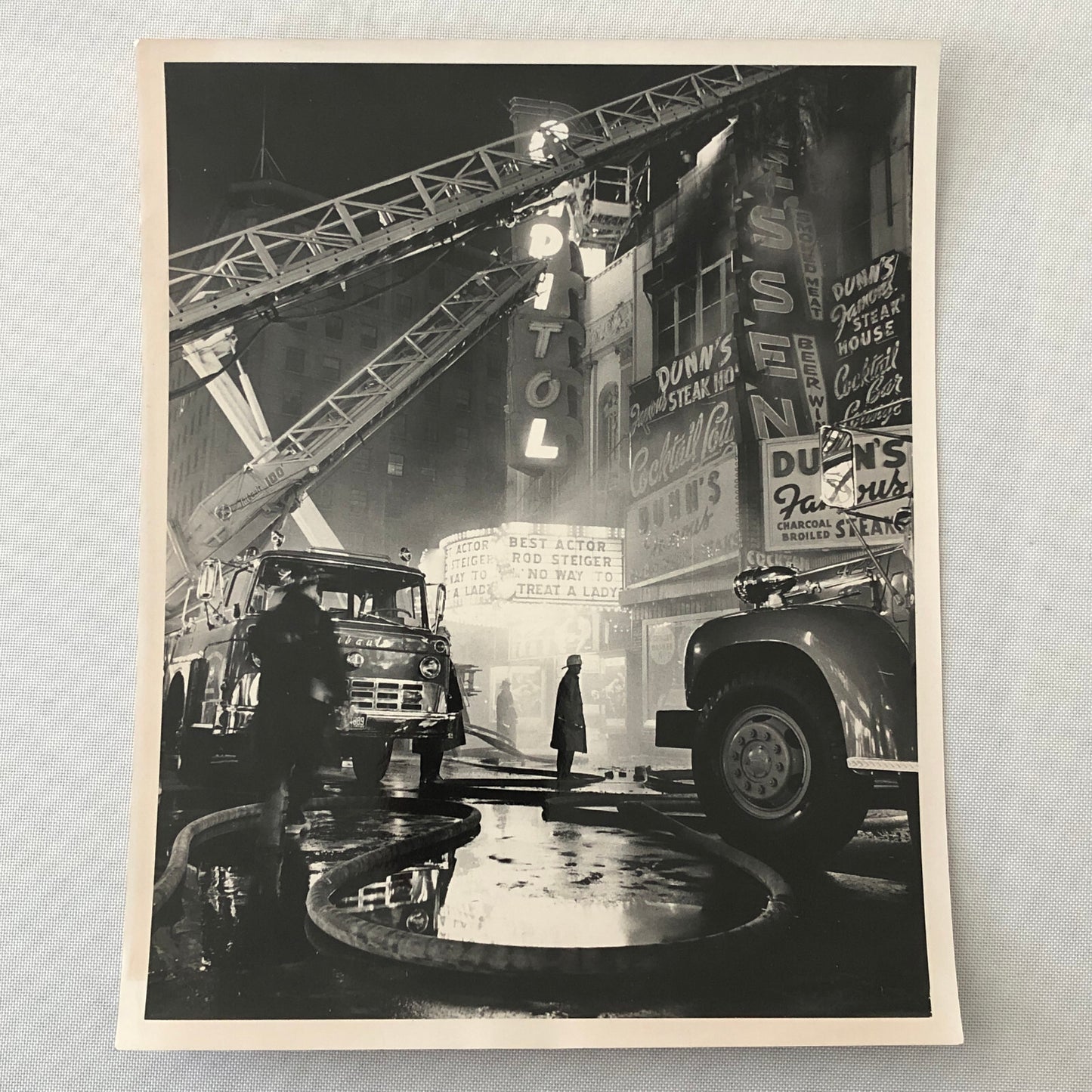 Montreal Fire Firefighting Fire Truck Vintage Press Photo Lot of 2