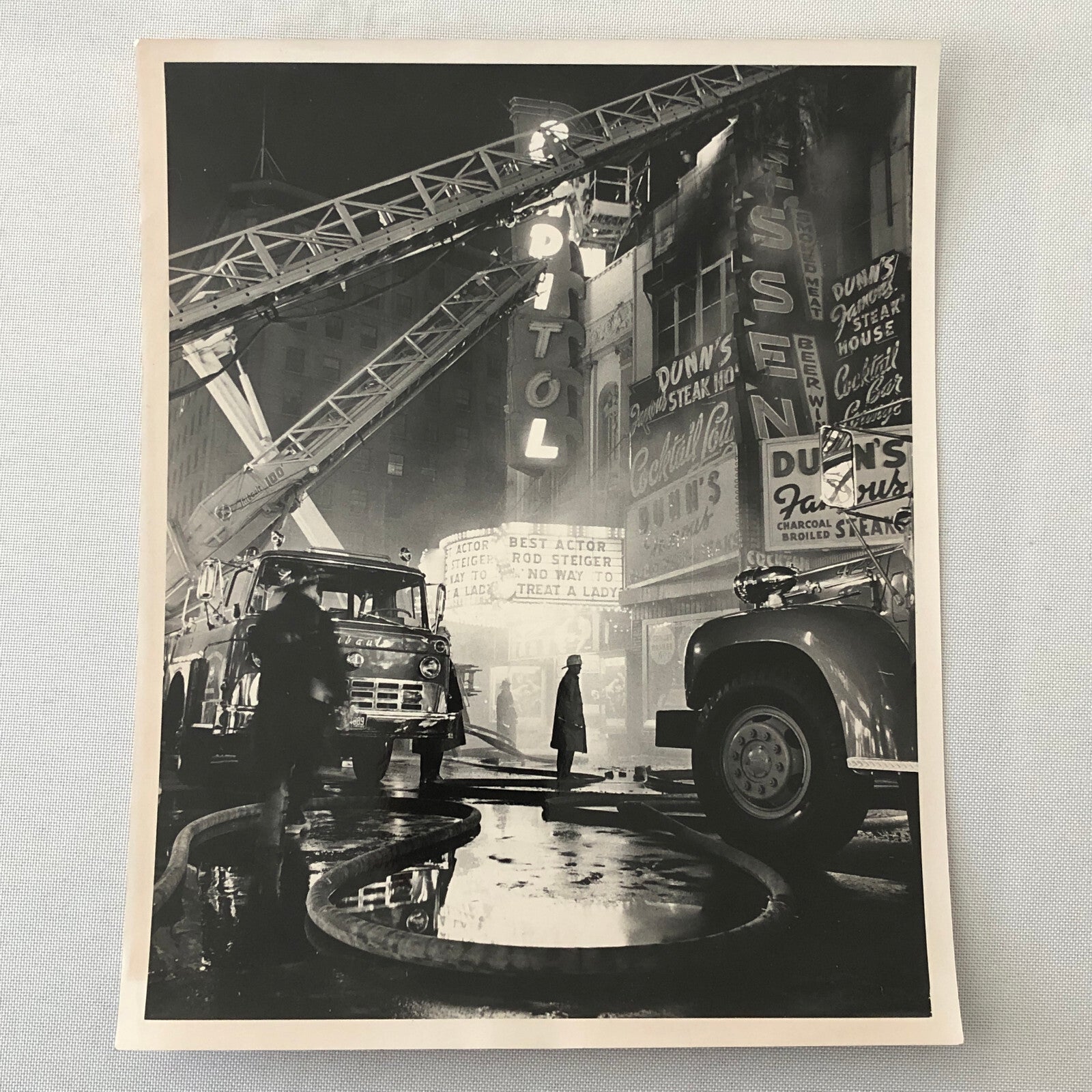 Montreal Fire Firefighting Fire Truck Vintage Press Photo Lot of 2