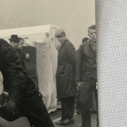 Vintage Motorcycle Racing Photo photograph Rider Vostok Bike ?