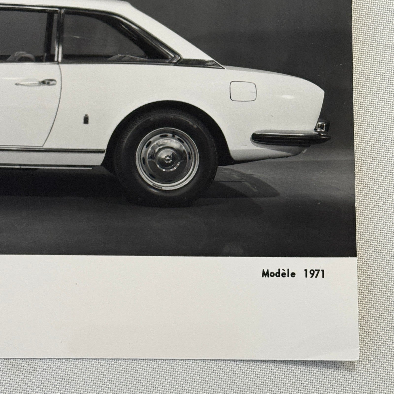 1971 Peugeot 504 Coupe Factory Press Photo Photograph Vintage