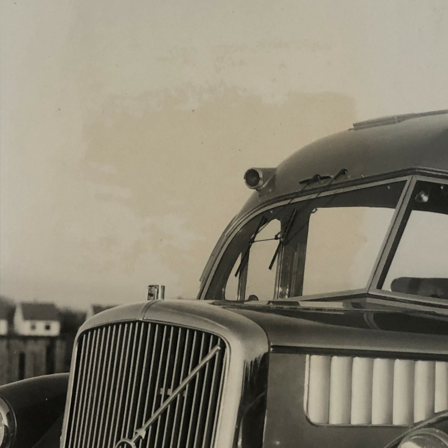 Vintage Photo Photograph of a Streamline Bus - Volvo ? Denmark ? 