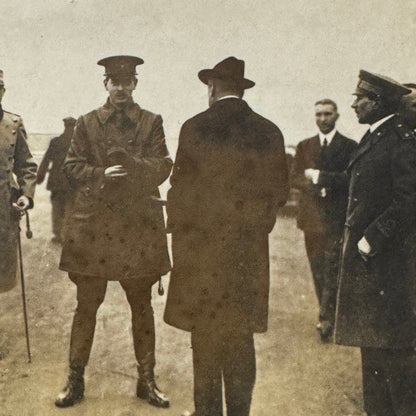 Prince Carol of Romania Visiting FIAT Factory 1924 Photo Photograph Print Italy