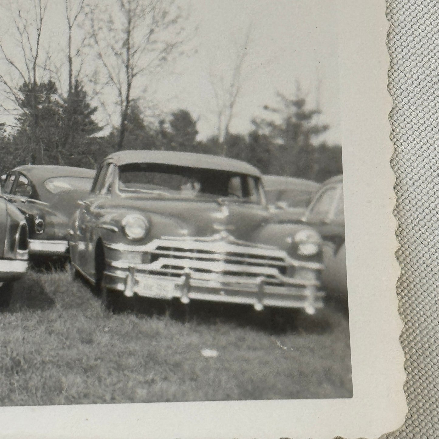 Vintage Car Automobile Photo Photograph Print People