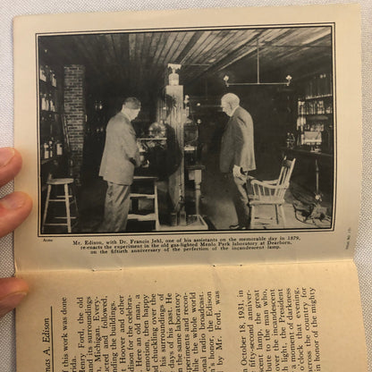 1932 John Hancock Life Insurance Company of Boston Thomas Edison Book