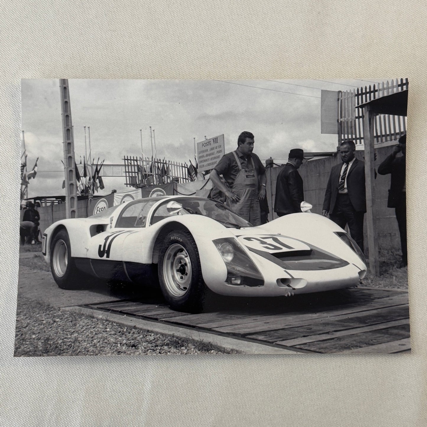 Vintage Porsche 906 Carrera Racing Car Race Photo Photograph MODERN PRINT