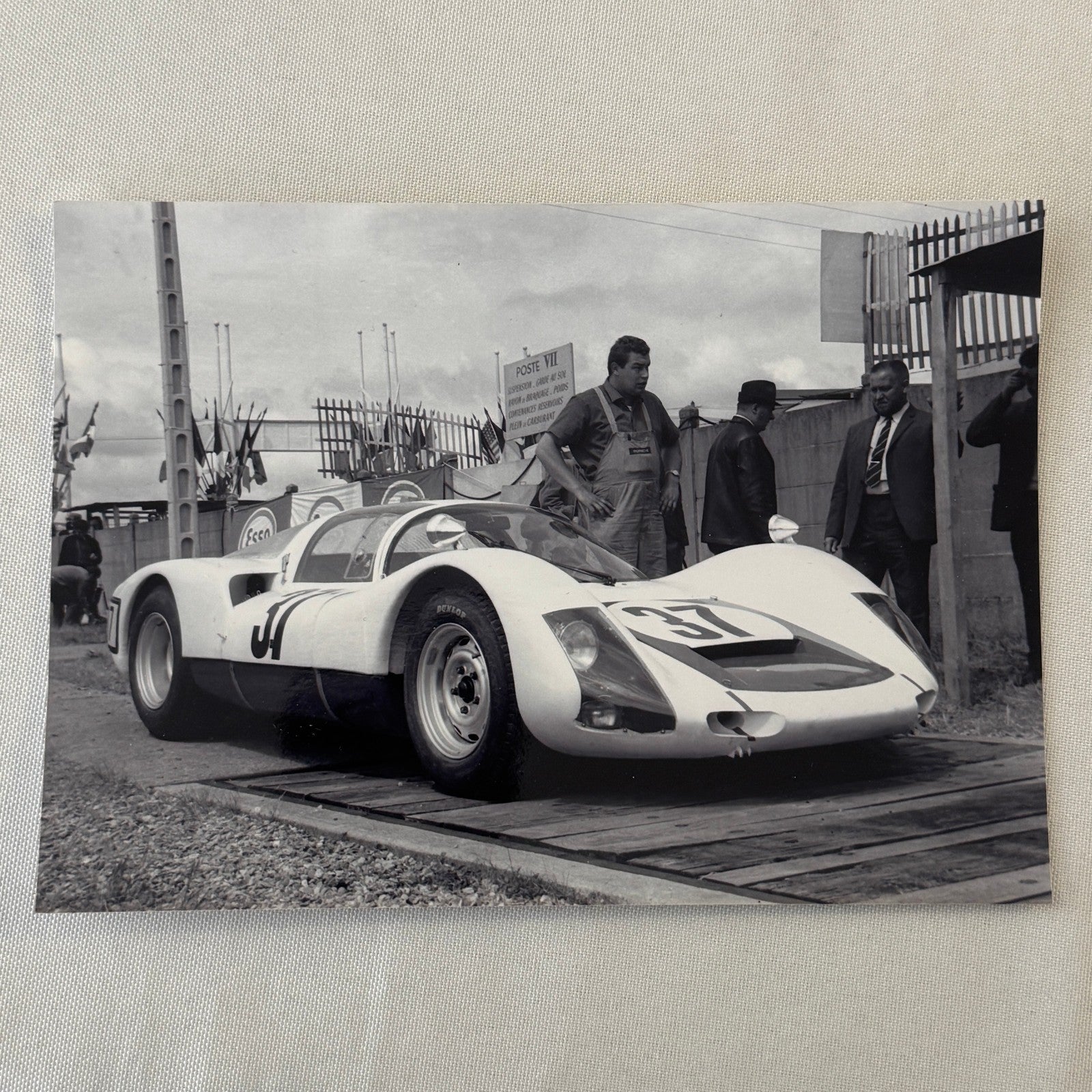 Vintage Porsche 906 Carrera Racing Car Race Photo Photograph MODERN PRINT