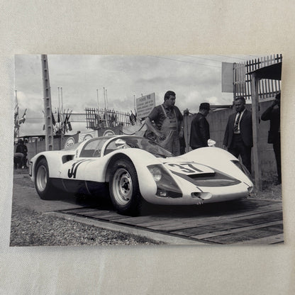 Vintage Porsche 906 Carrera Racing Car Race Photo Photograph MODERN PRINT