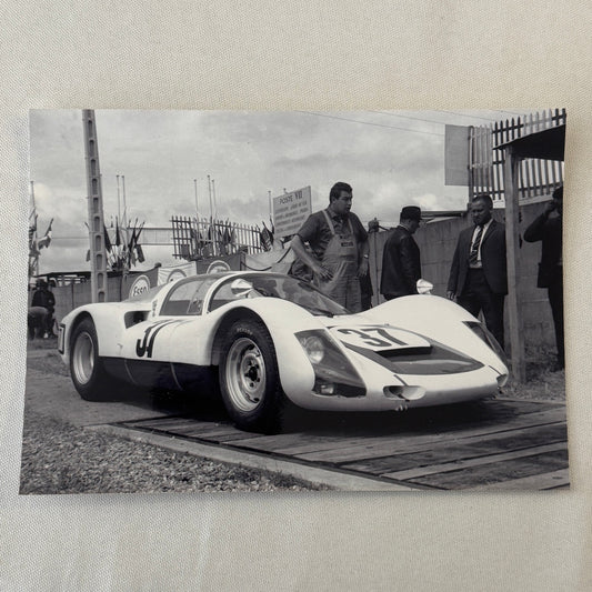 Vintage Porsche 906 Carrera Racing Car Race Photo Photograph MODERN PRINT