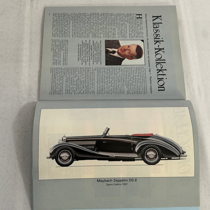 1937 Maybach Zeppelin D5 8 Sport Cabriolet by Spohn Illustration Art Hand Drawn