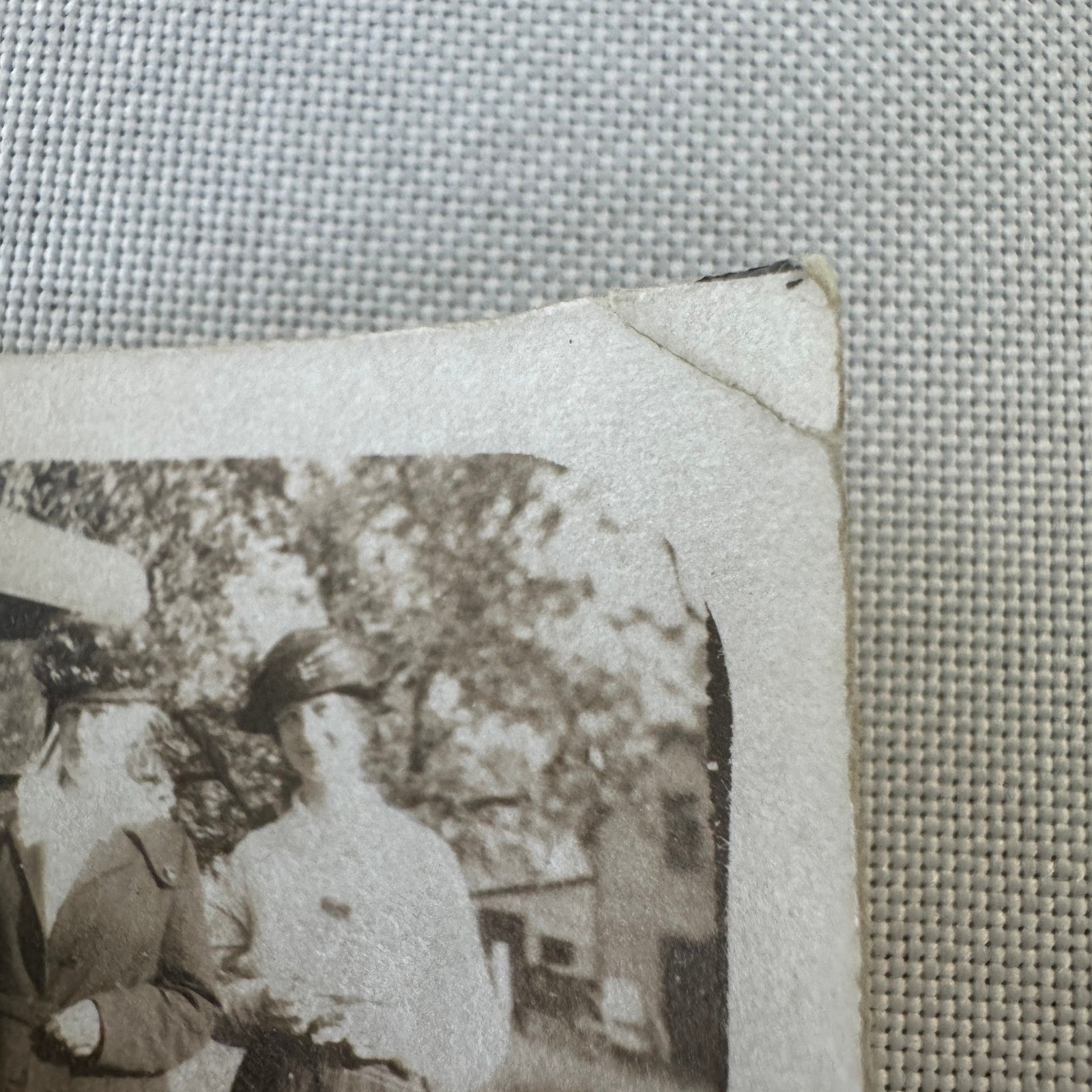 Vintage Car Photo Photograph Print People with Automobile Men Women Snapshot