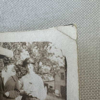 Vintage Car Photo Photograph Print People with Automobile Men Women Snapshot