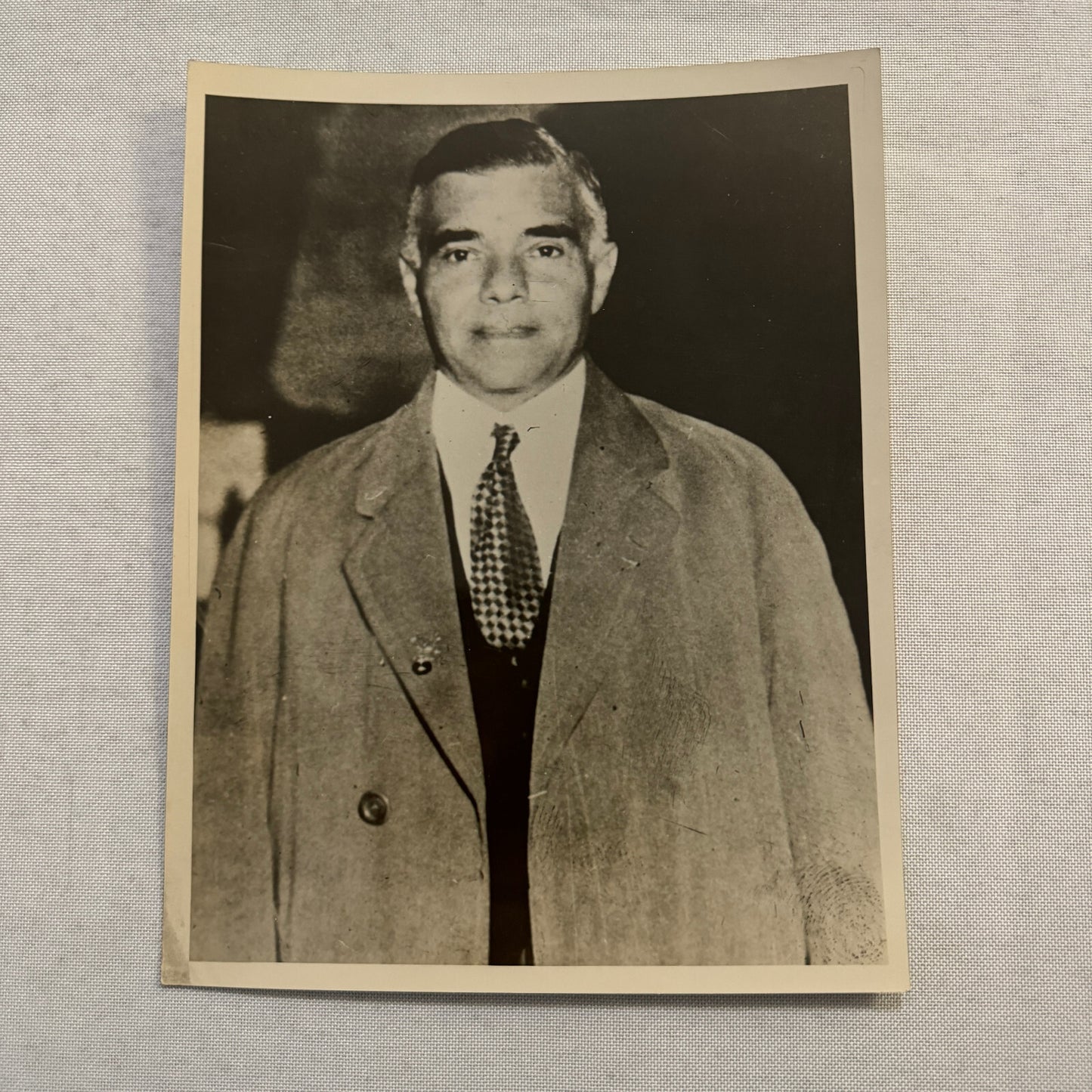 Vintage Press Photo Photograph First Soviet Ambassador to USA Troyanovsky Russia