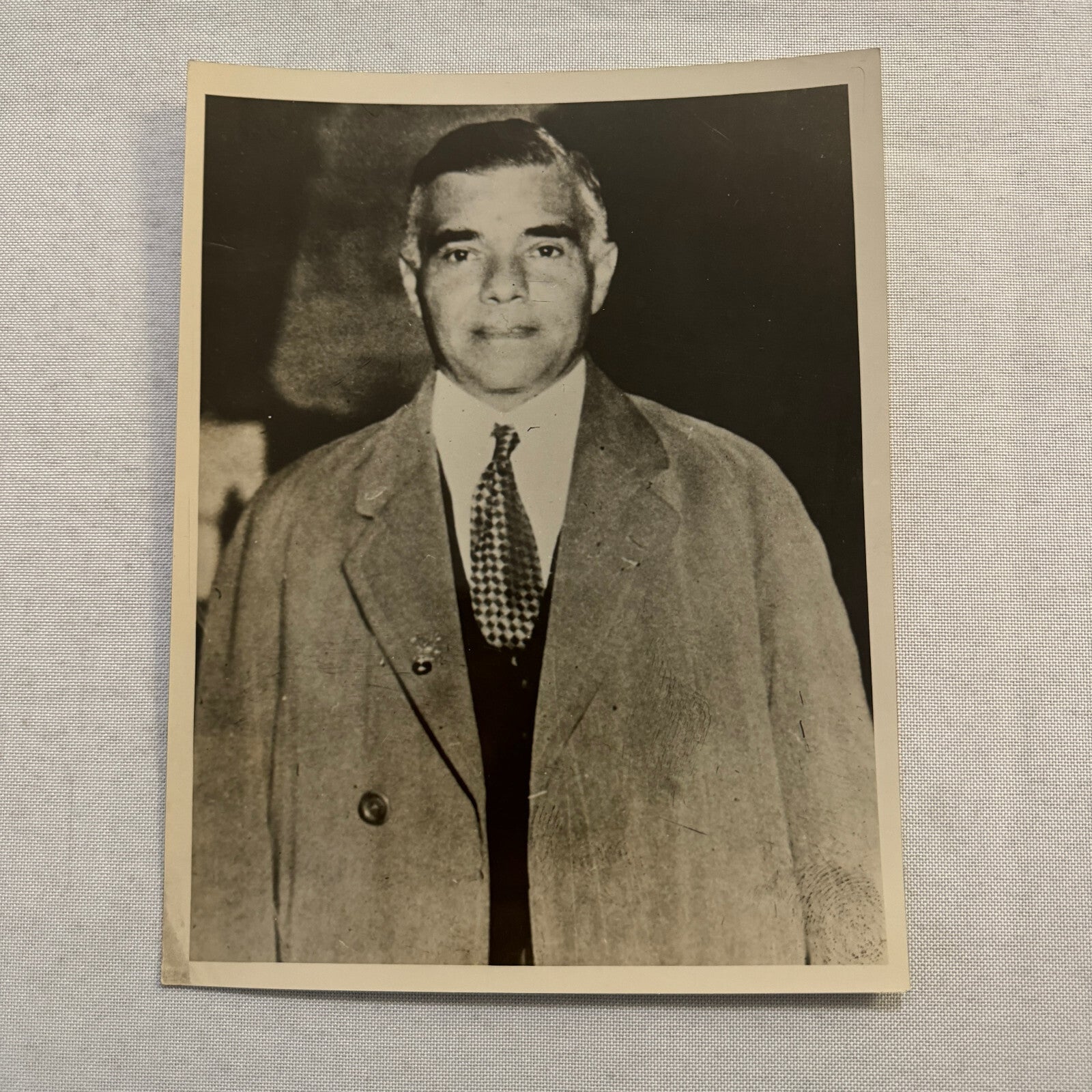 Vintage Press Photo Photograph First Soviet Ambassador to USA Troyanovsky Russia