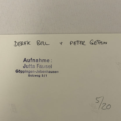 Vintage Racing Photo 1971 Thruxton F2 Race Derek Bell Peter Gethin Motorsport