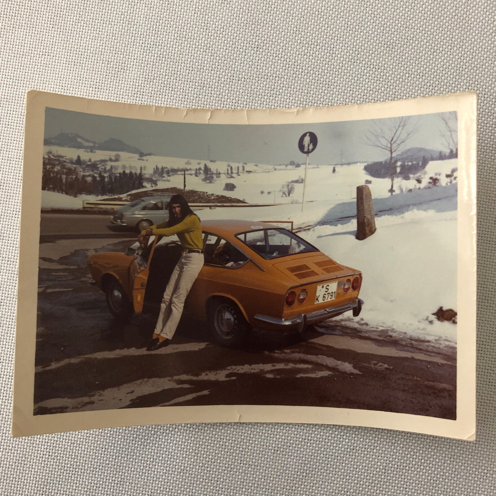 Vintage Photo Photograph Snapshot Car Automobile 1969  + AL22SM2