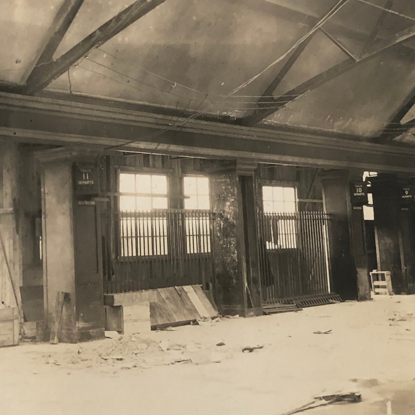 Vintage Montreal Industrial Building Interior Photo Photograph Print