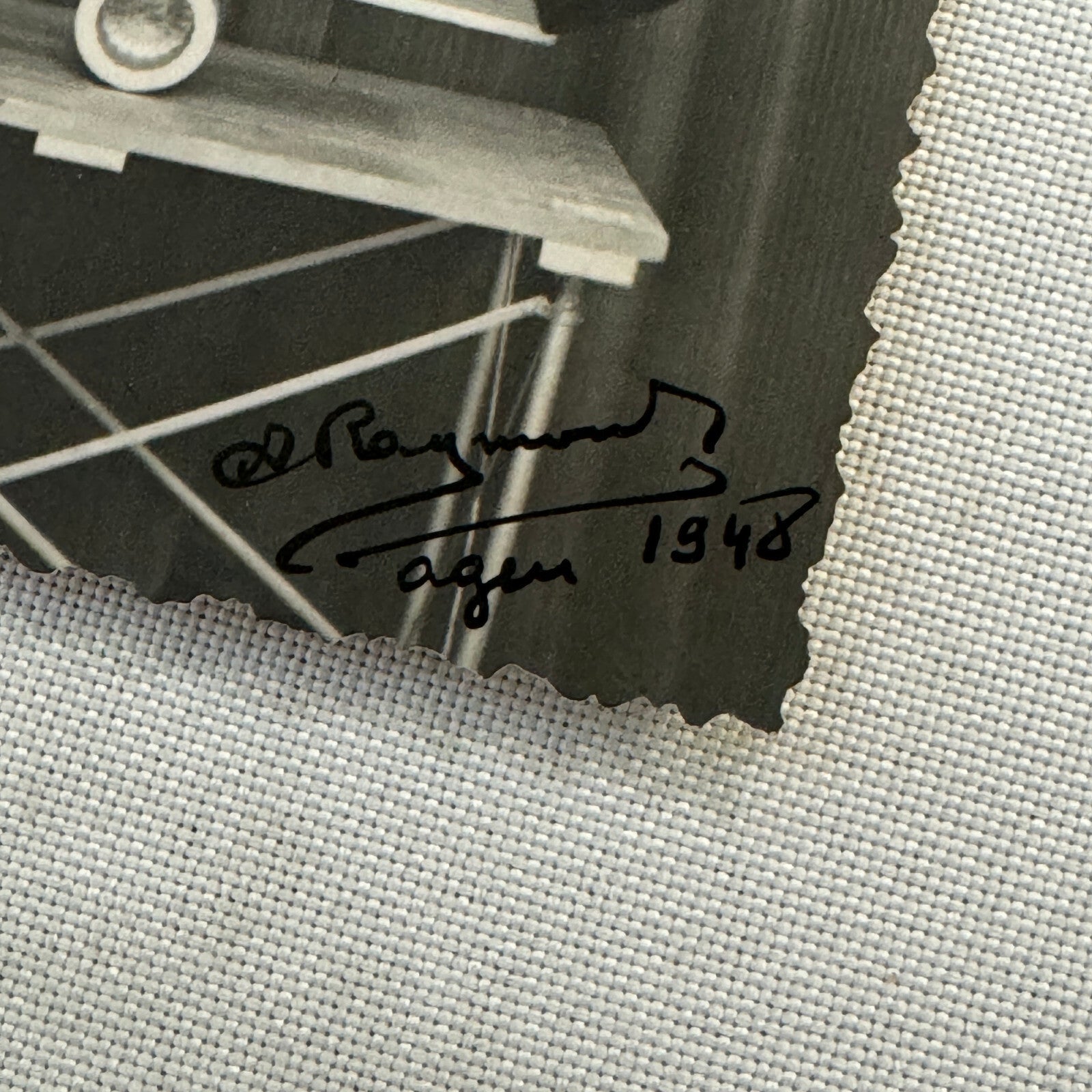 Vintage Circus Performer Act Photo Photograph Balancing Act Acrobat 1948 Paris