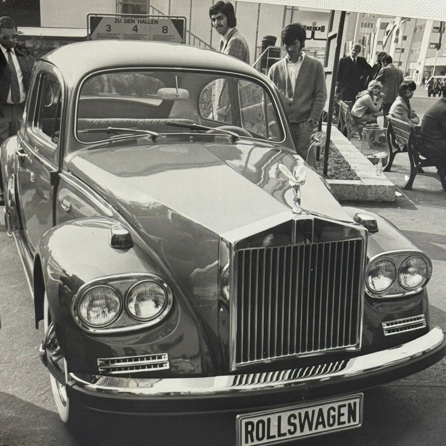 Vintage Volkswagen Beetle Rolls Royce Kit Rollswagen Photograph