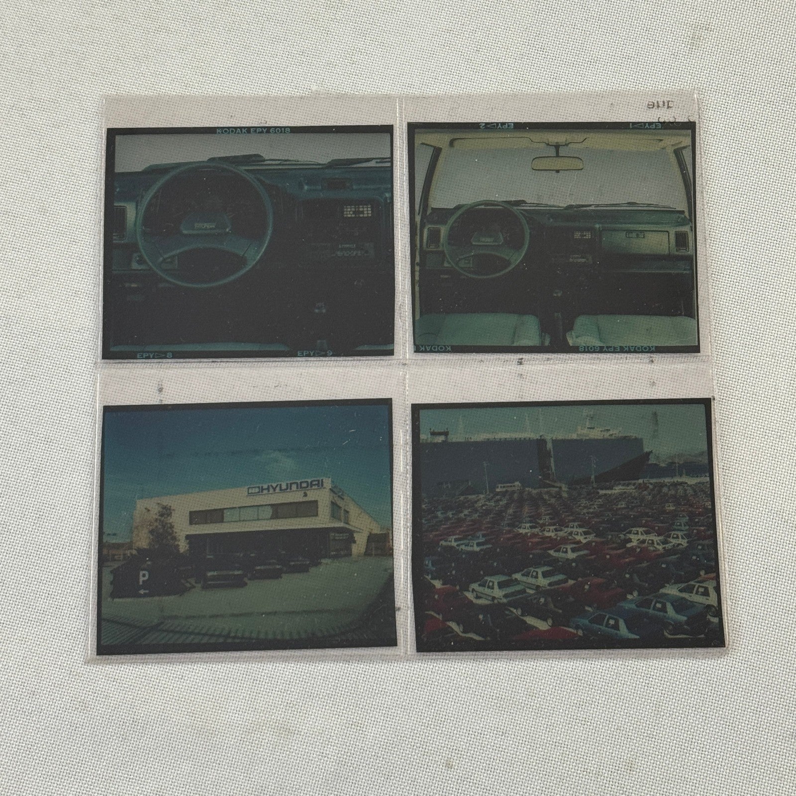 Vintage Hyundai Photo Film Lot Hyundai Pony Stellar Italian Factory