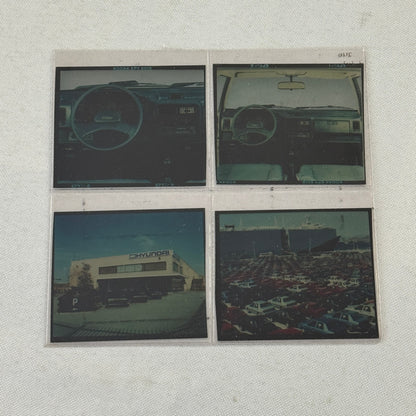 Vintage Hyundai Photo Film Lot Hyundai Pony Stellar Italian Factory
