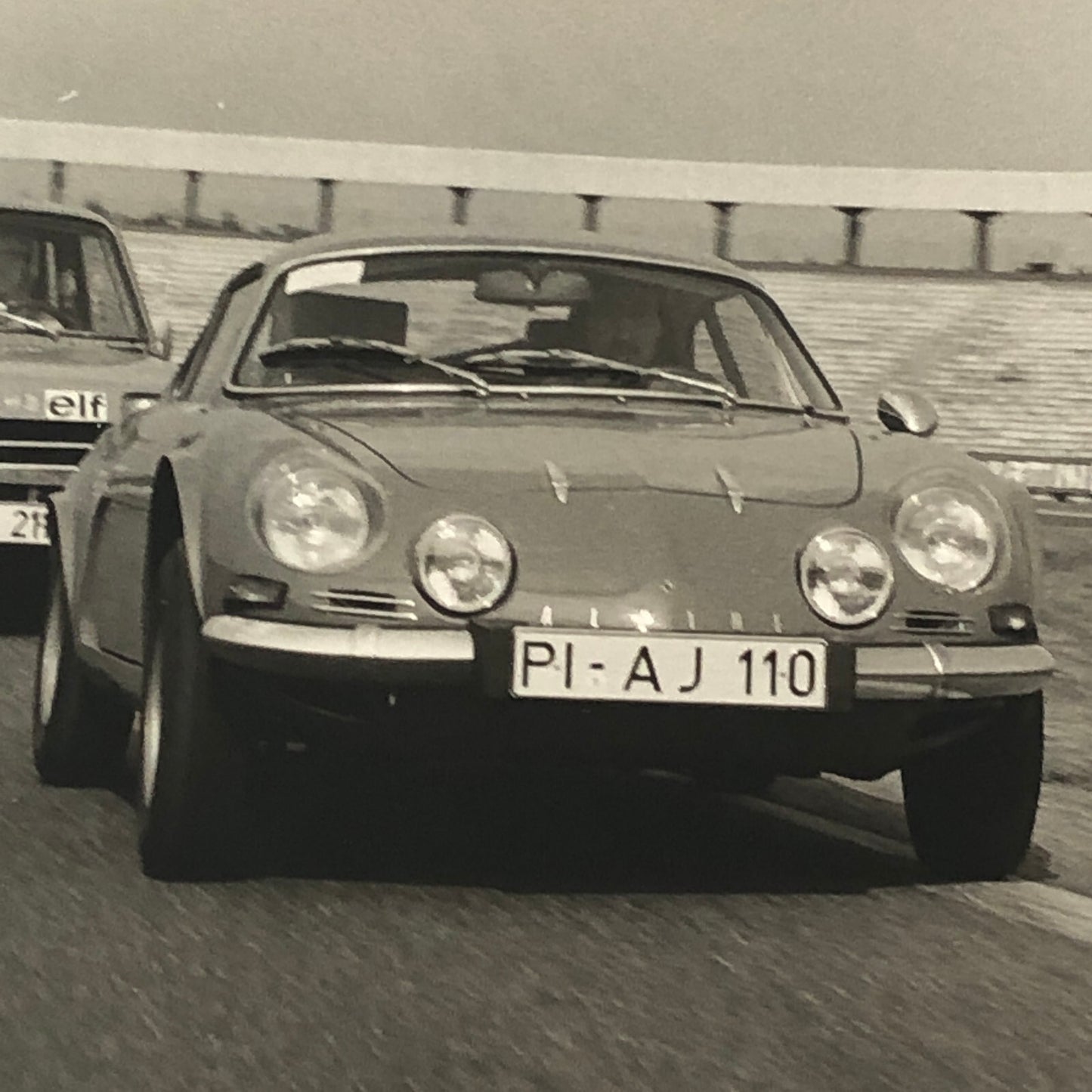 Vintage Renault Alpine and Renault 5 Racing Car Photo Photograph Print 