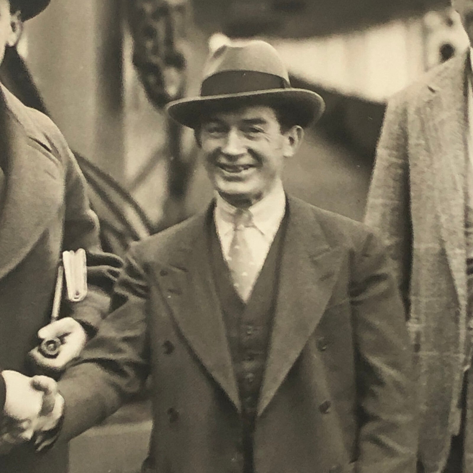 Press Photo Photograph Horse Racing Jockey Steve Donoghue Sails on Ship 1933