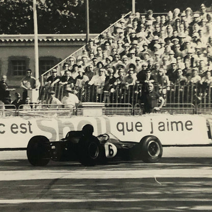 Vintage Grand Prix Racing Car Driver Photo Photograph Print