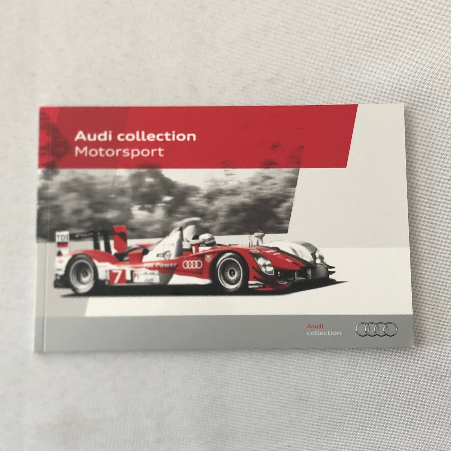 2011 Audi Motorsport Lifestyle Accessories Sales Brochure Catalog Clothing