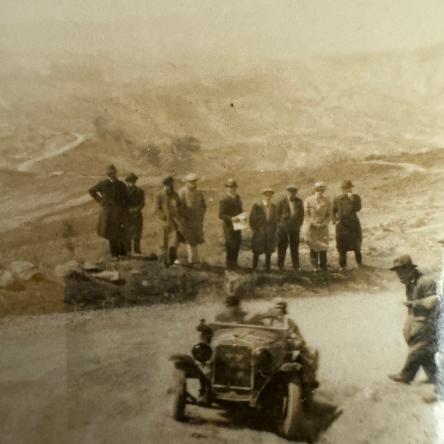 Vintage Racing Car Photo Photograph Early Automobile Motorsport