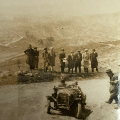 Vintage Racing Car Photo Photograph Early Automobile Motorsport